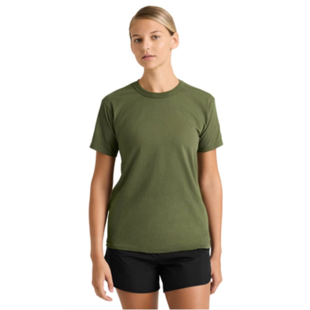 SOFFE Unisex Cotton Military Tee 3 Pack Olive Drap Green Size Small New